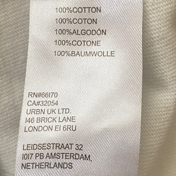 FP Movement Retro Rugby Polo Top Striped Navy and White Size Medium - Picture 10 of 13